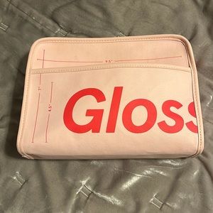 Glossier makeup bag